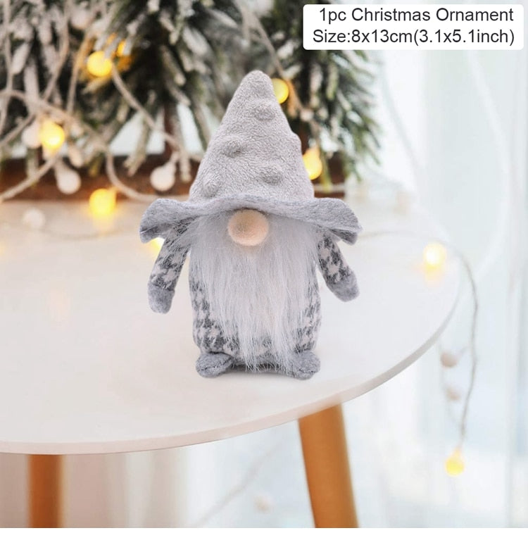 Gnome Christmas Faceless Doll Merry Christmas Decorations For Home Cristmas Ornament Xmas Navidad Natal New Year 2023