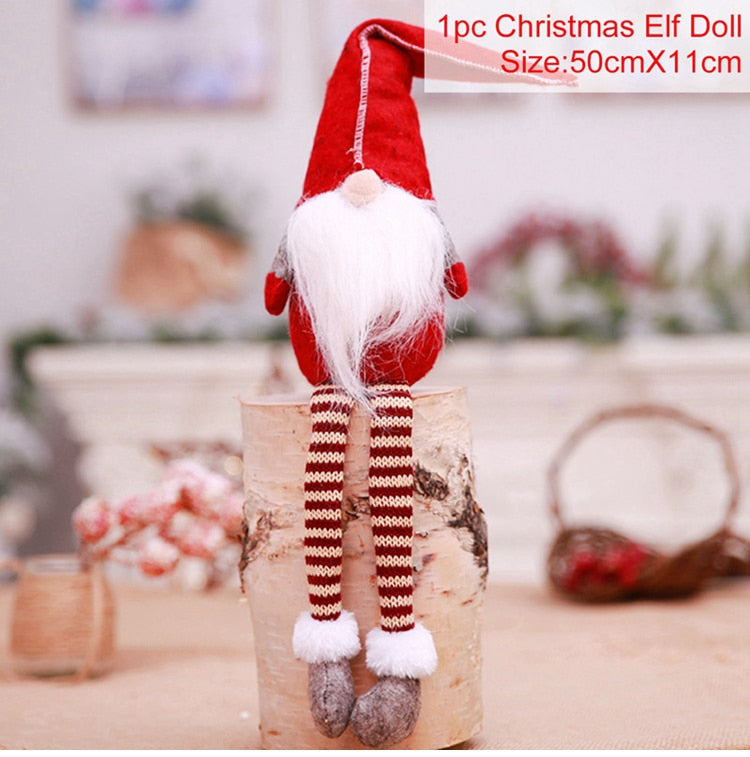 Gnome Christmas Faceless Doll Merry Christmas Decorations For Home Cristmas Ornament Xmas Navidad Natal New Year 2023