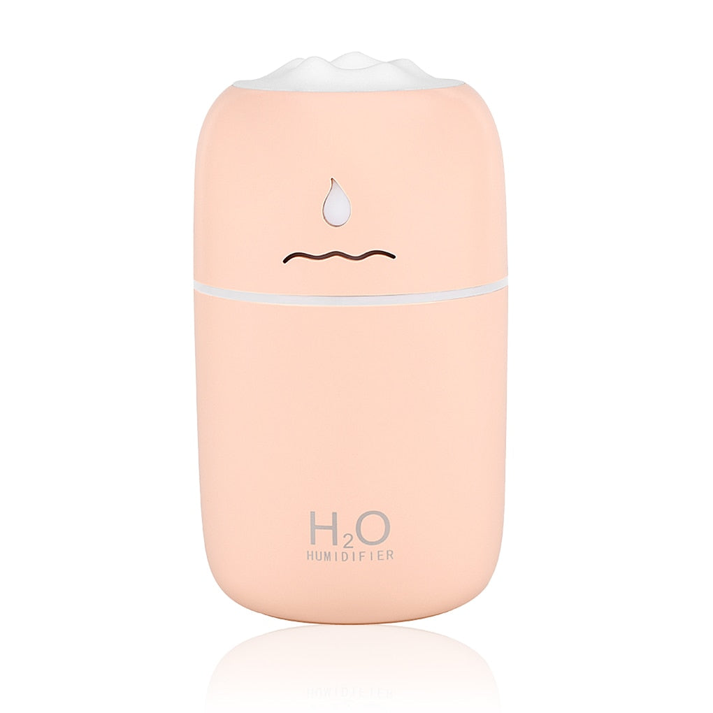 300ml(Max)USB Mini Air Humidifier Car Aroma Essential Oil Diffuser Home USB Fogger Mist Maker LED Night Lamp Accessories