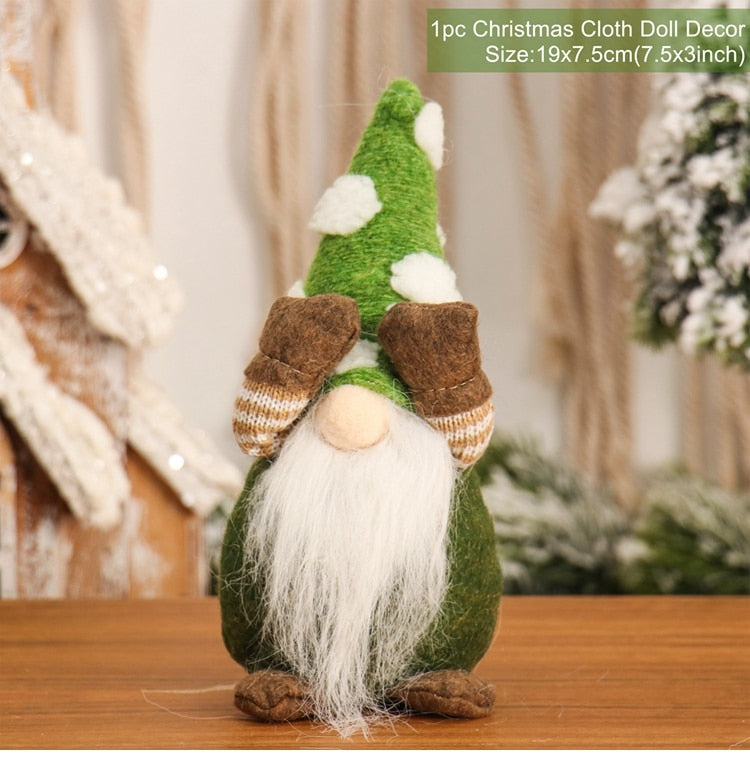 Gnome Christmas Faceless Doll Merry Christmas Decorations For Home Cristmas Ornament Xmas Navidad Natal New Year 2023