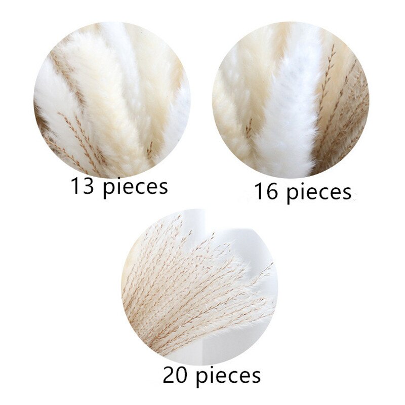 Reed Flower Bouquet Natural Dried Pampas Grass Pampass Branches Arrangement Wedding Home Office Decoration Photography Props