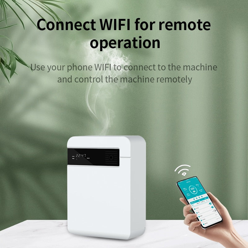 AROMA TUNNEL Electric Aroma Diffuser Intelligent Air Fresheners For Home Hotel Silent Running WIFI Nebulizer Fragrance Machine