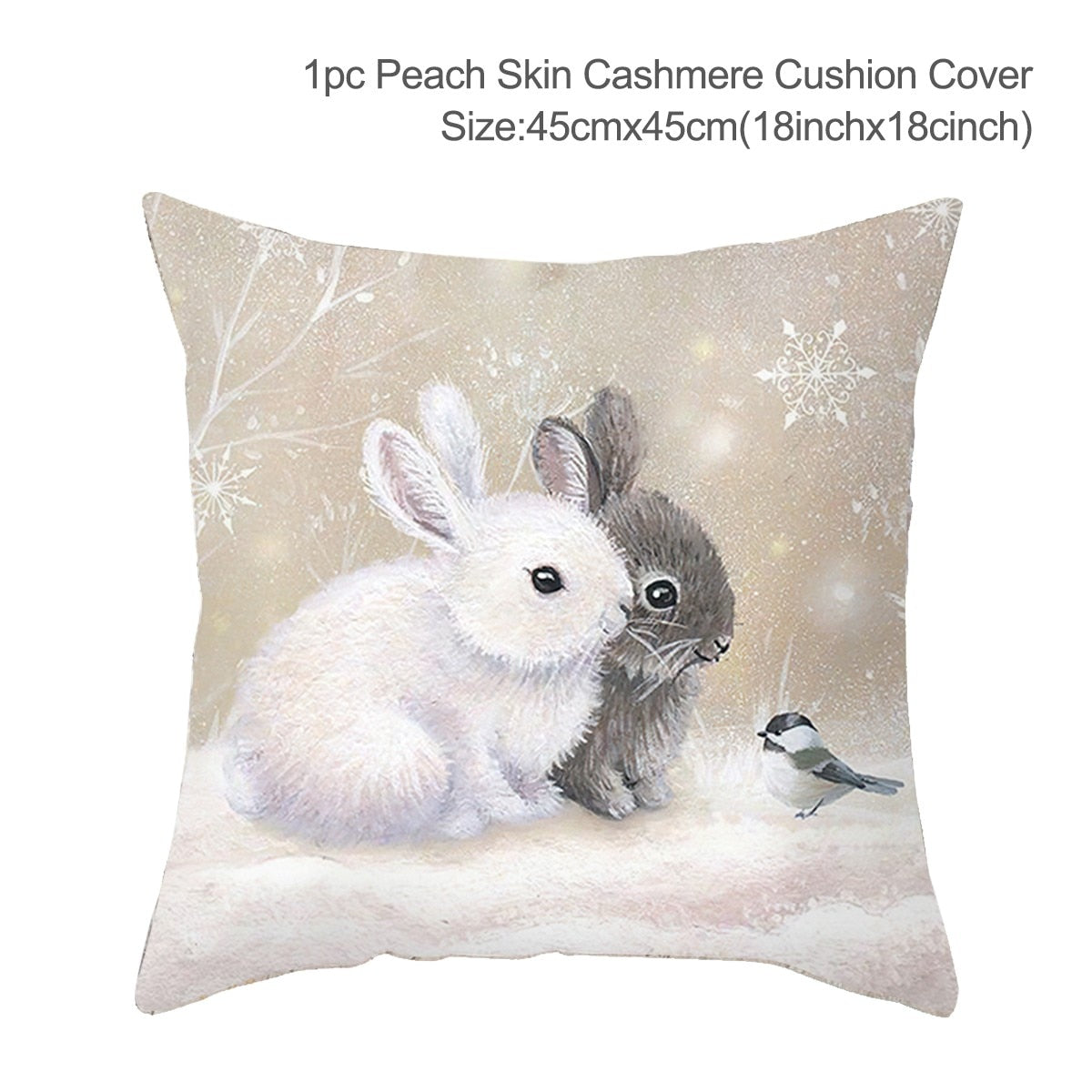 45cm Christmas Cushion Cover Navidad Merry Christmas Decorations For Home 2022 Xmas Noel Cristmas Ornaments New Year Gifts 2023