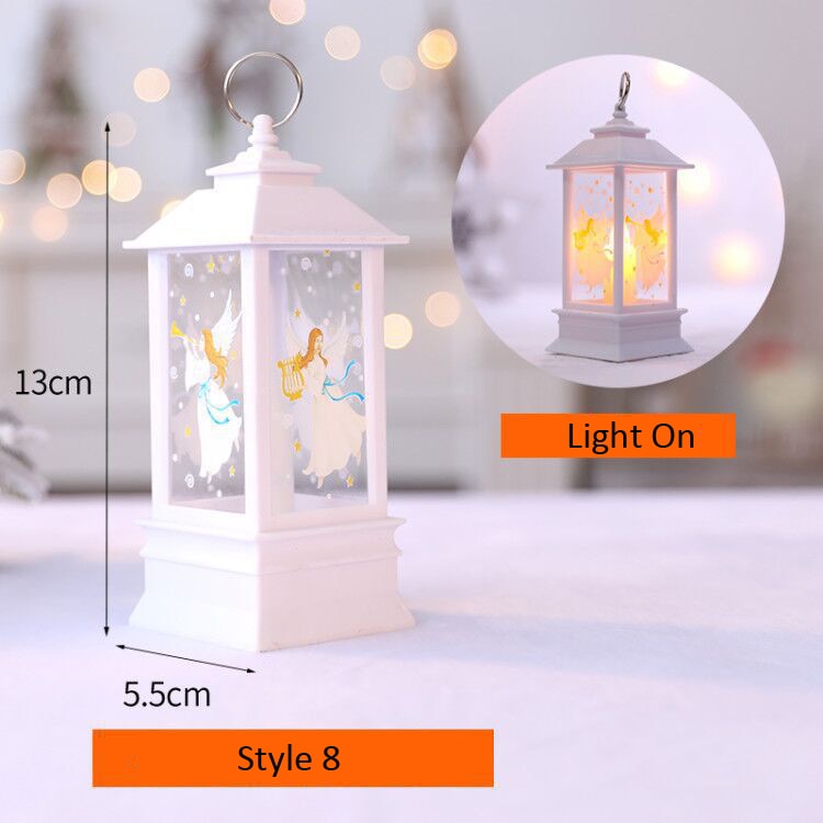 Santa Claus Garland Snowman Elk String Light Christmas Tree Decor for Home Xmas Ornaments Navidad Gifts Noel 2022 New Year 2023