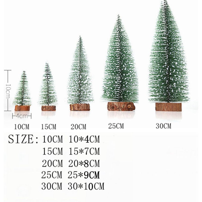 Christmas Decoration Xmas Tree Small Cedar Pine For Home Room Decor Halloween Party New Year 2022 Navidad Ornaments Accessories